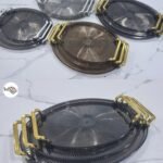 طقم صواني لافا ضد الكسر شكل ديكور من ماكس